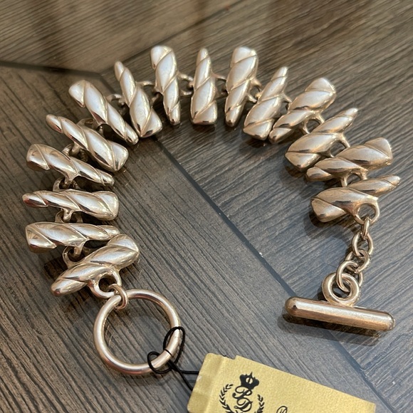 Vintage Premier Designs “Artistic” Silver-tone Toggle Bracelet Style #5062 - Picture 2 of 16